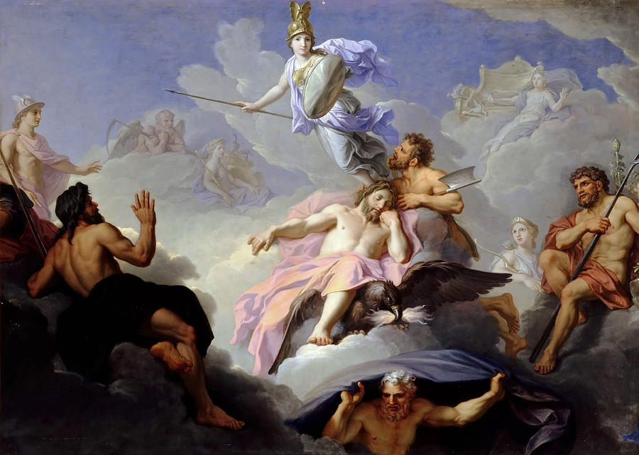 Nacita di Atena di Rene Antoine Houasse